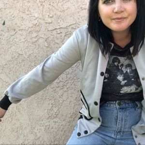 Sick baseball snap cardi